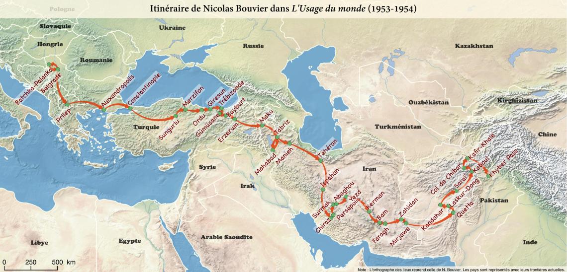 Carte_du_voyage_de_Nicolas_Bouvier_dans_L'Usage_du_monde