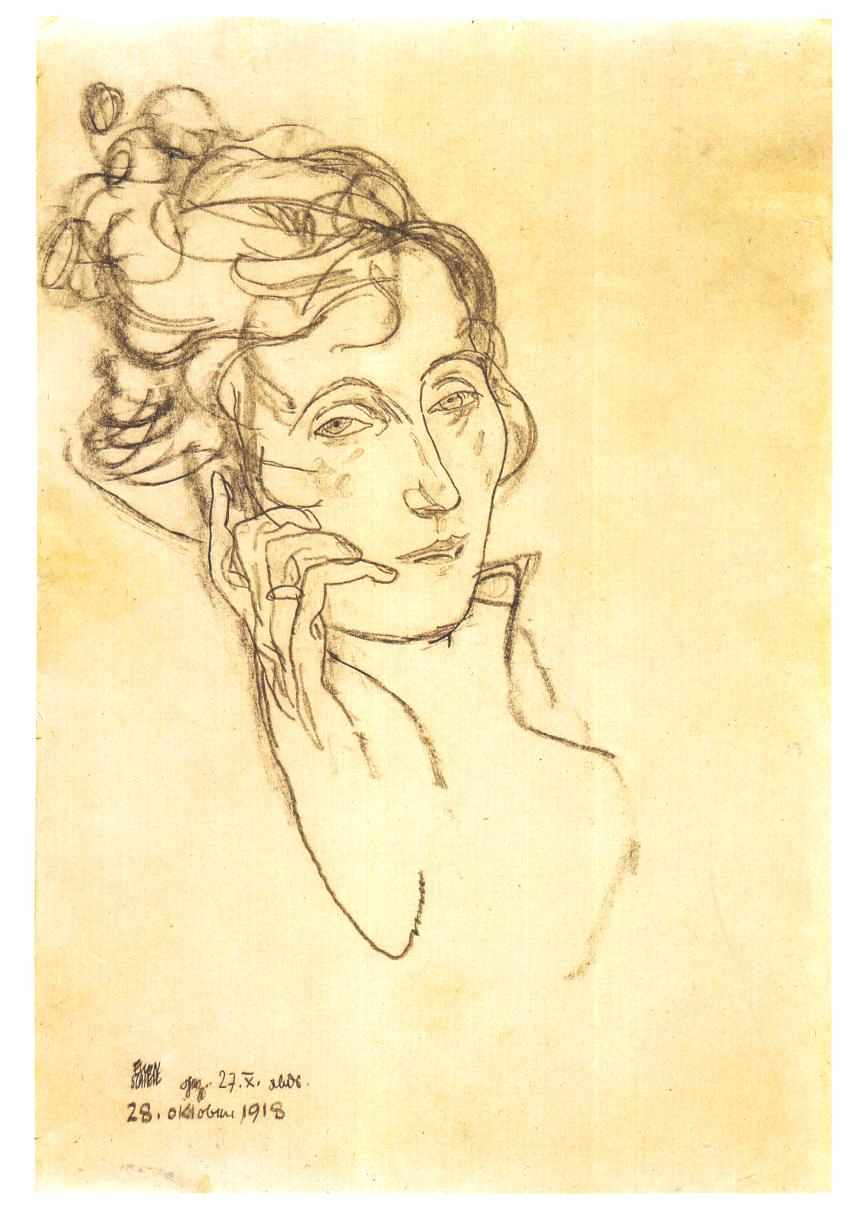 Schiele_-_Edith_Schiele_sterbend_-_1918